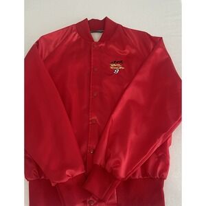 NASCAR Vintage Bill Elliot Winston Cup Champion 1988 Melling Racing red jacket L